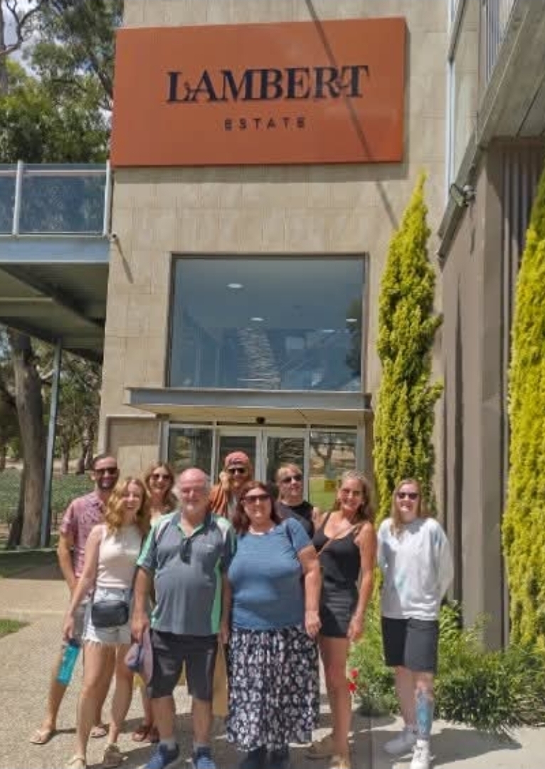 Group at Lambert Estate winery